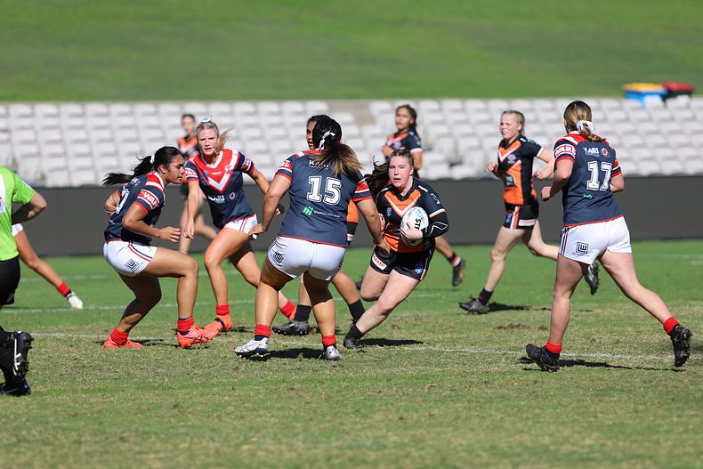 Tarsha Gale Cup Semi Final Indigenous Roosters v Weststigers (1st Half)
