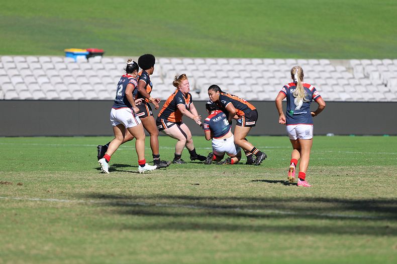 Tarsha Gale Cup Semi Final Indigenous Roosters v Weststigers (1st Half)