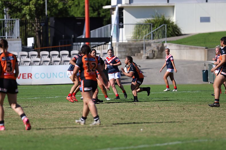 Tarsha Gale Cup Semi Final Indigenous Roosters v Weststigers (1st Half)