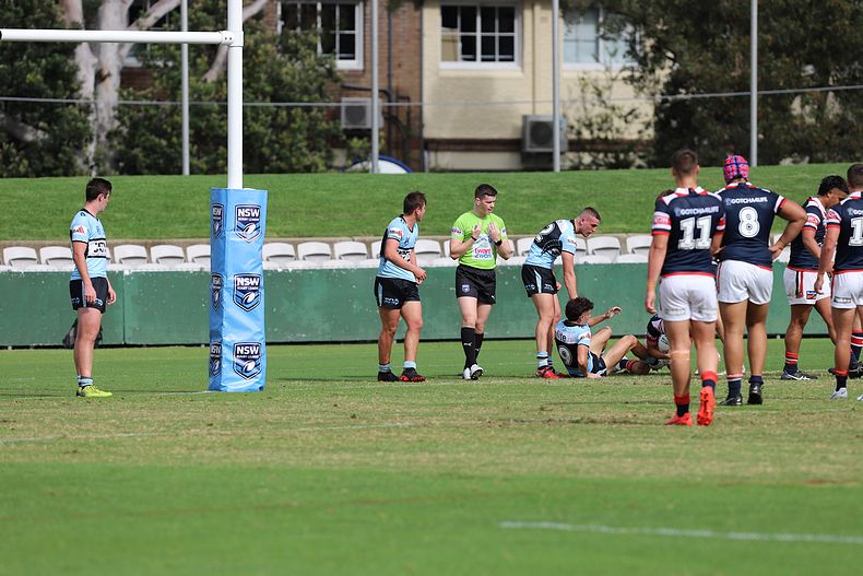 Harold Matthews Cup Semi Final Sydney ROOSTERS v Cronulla SHARKS