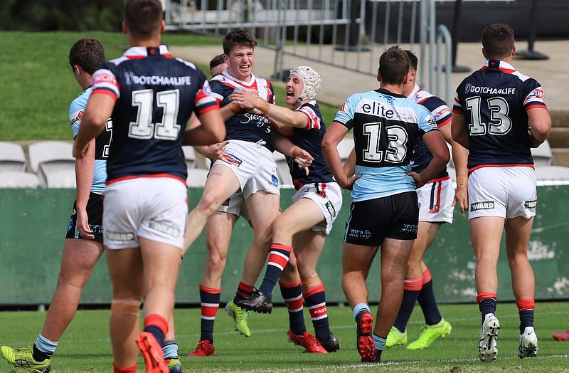 Harold Matthews Cup Semi Final Sydney ROOSTERS v Cronulla SHARKS