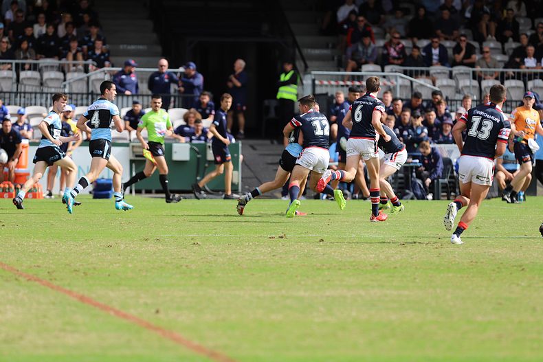 Harold Matthews Cup Semi Final Sydney ROOSTERS v Cronulla SHARKS