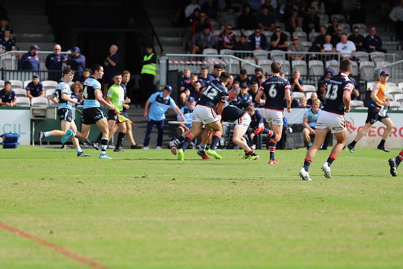 Harold Matthews Cup Semi Final Sydney ROOSTERS v Cronulla SHARKS