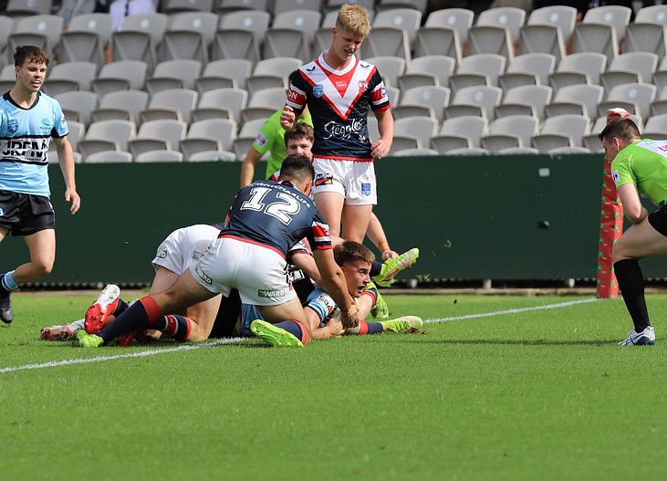 Harold Matthews Cup Semi Final Sydney ROOSTERS v Cronulla SHARKS