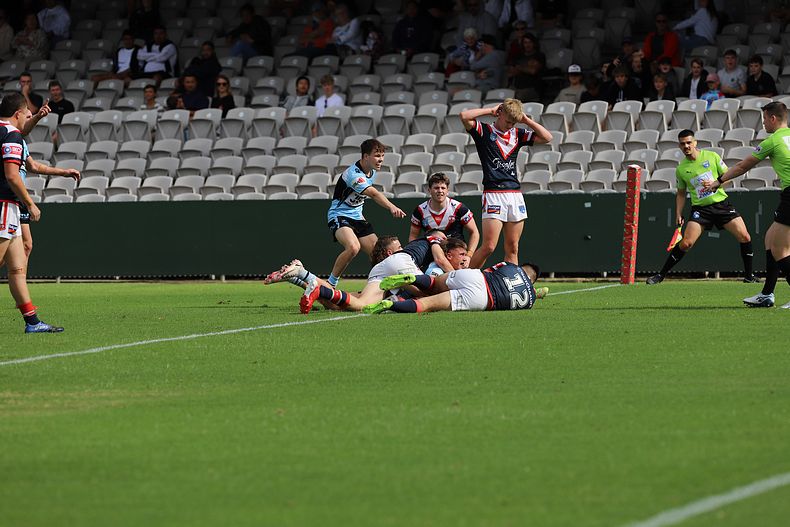 Harold Matthews Cup Semi Final Sydney ROOSTERS v Cronulla SHARKS