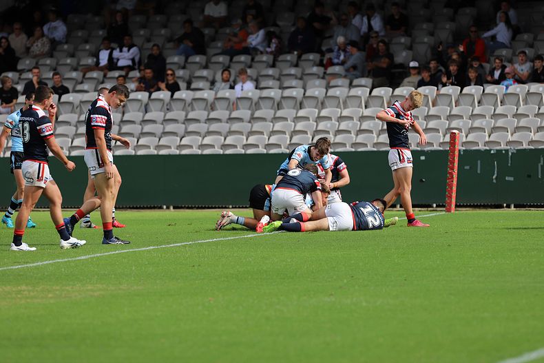 Harold Matthews Cup Semi Final Sydney ROOSTERS v Cronulla SHARKS