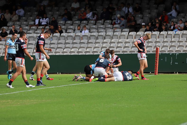 Harold Matthews Cup Semi Final Sydney ROOSTERS v Cronulla SHARKS