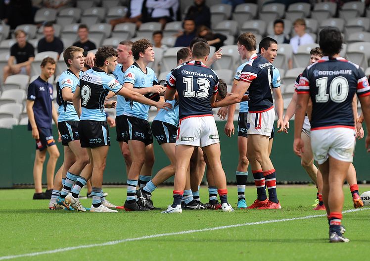 Harold Matthews Cup Semi Final Sydney ROOSTERS v Cronulla SHARKS