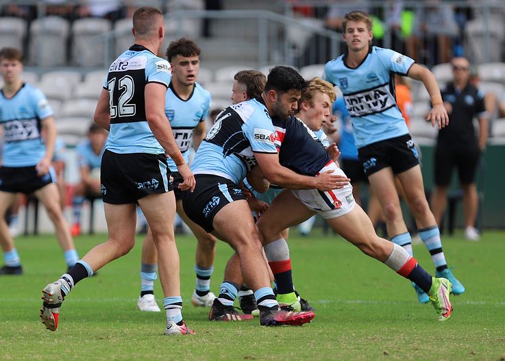 Harold Matthews Cup Semi Final Sydney ROOSTERS v Cronulla SHARKS