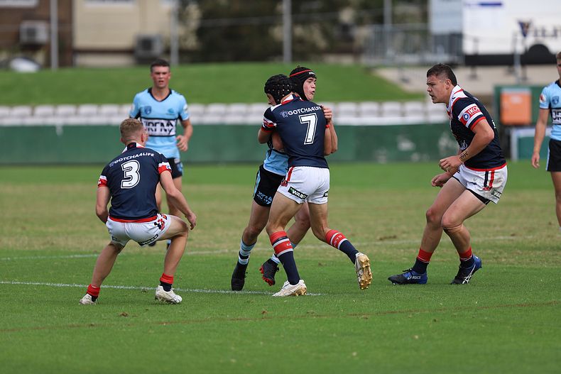 Harold Matthews Cup Semi Final Sydney ROOSTERS v Cronulla SHARKS