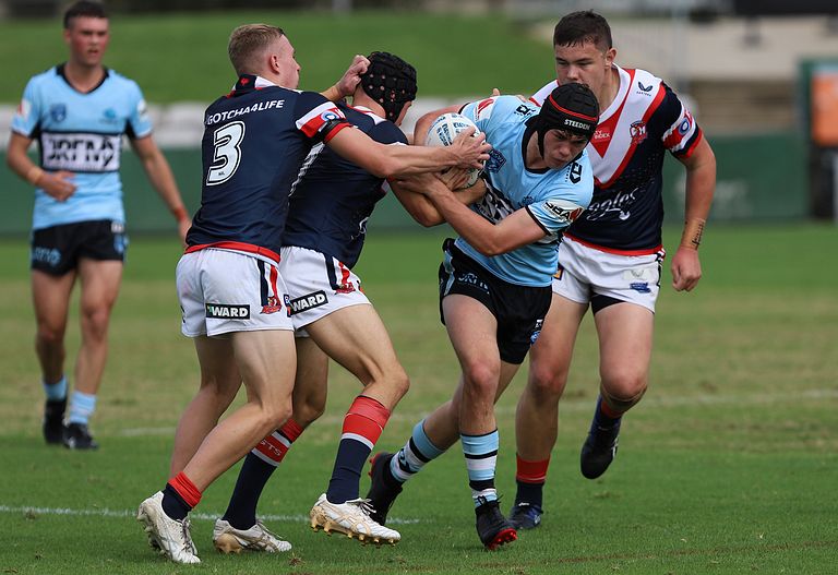 Harold Matthews Cup Semi Final Sydney ROOSTERS v Cronulla SHARKS