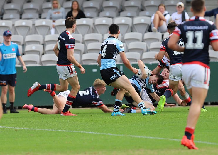 Harold Matthews Cup Semi Final Sydney ROOSTERS v Cronulla SHARKS