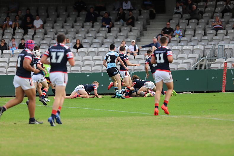 Harold Matthews Cup Semi Final Sydney ROOSTERS v Cronulla SHARKS