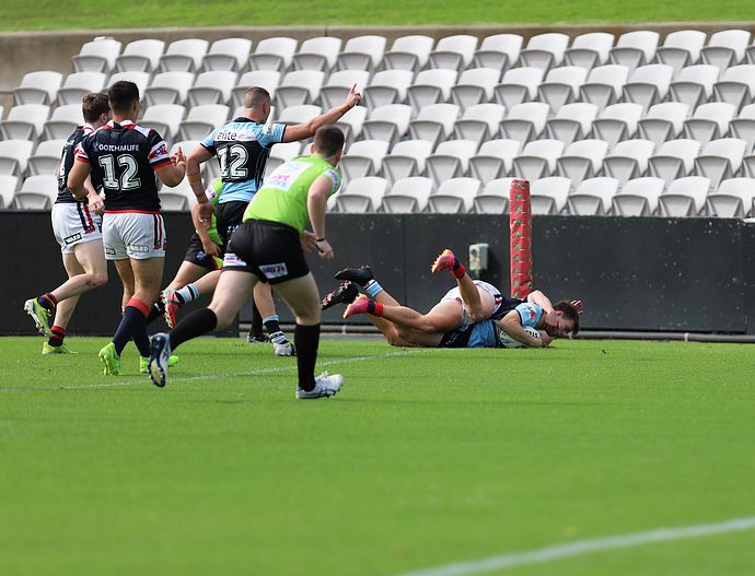 Harold Matthews Cup Semi Final Sydney ROOSTERS v Cronulla SHARKS