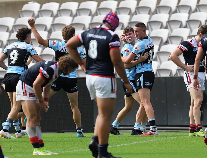 Harold Matthews Cup Semi Final Sydney ROOSTERS v Cronulla SHARKS