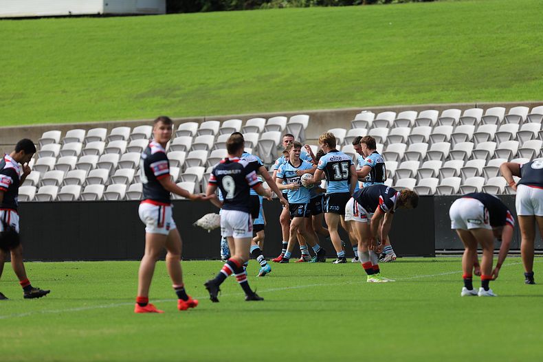 Harold Matthews Cup Semi Final Sydney ROOSTERS v Cronulla SHARKS