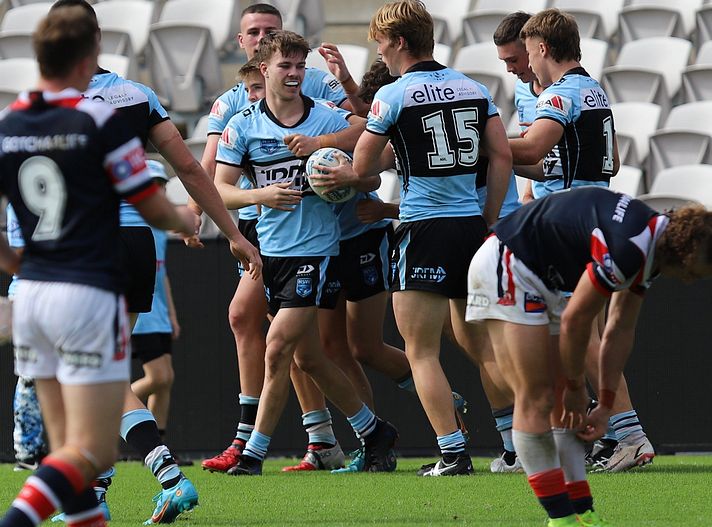 Harold Matthews Cup Semi Final Sydney ROOSTERS v Cronulla SHARKS