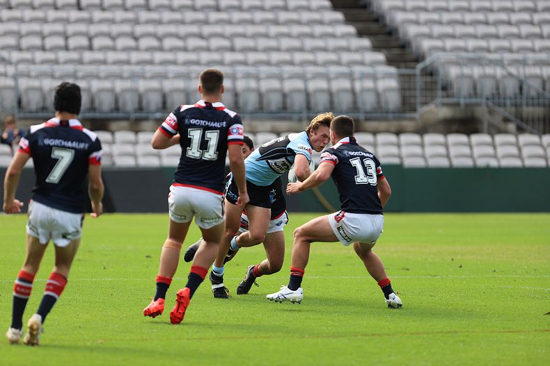Harold Matthews Cup Semi Final Sydney ROOSTERS v Cronulla SHARKS