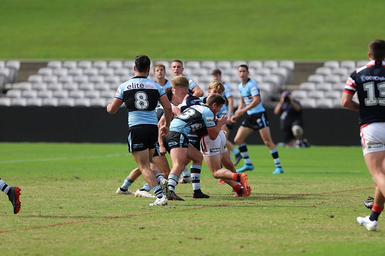 Harold Matthews Cup Semi Final Sydney ROOSTERS v Cronulla SHARKS