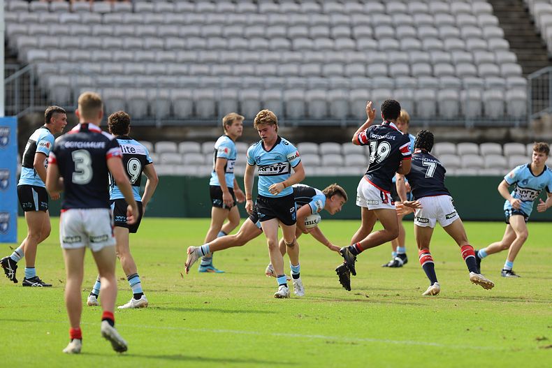 Harold Matthews Cup Semi Final Sydney ROOSTERS v Cronulla SHARKS