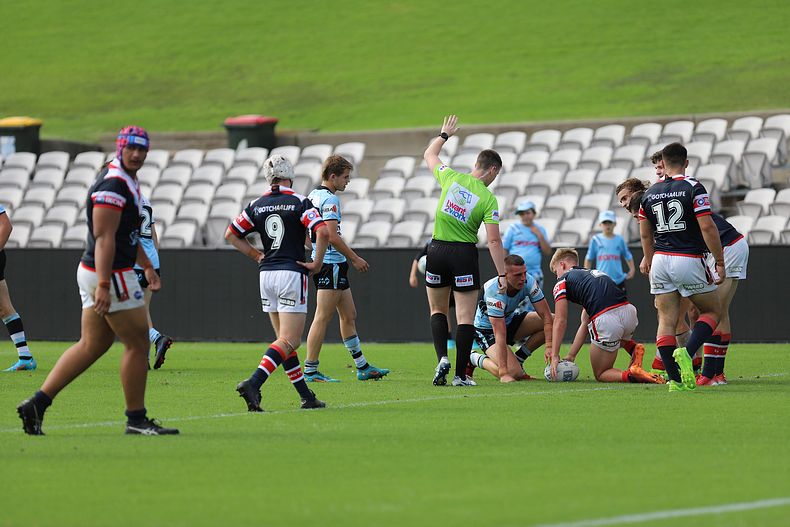 Harold Matthews Cup Semi Final Sydney ROOSTERS v Cronulla SHARKS