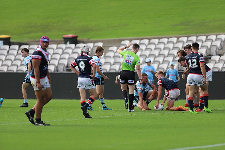 Harold Matthews Cup Semi Final Sydney ROOSTERS v Cronulla SHARKS