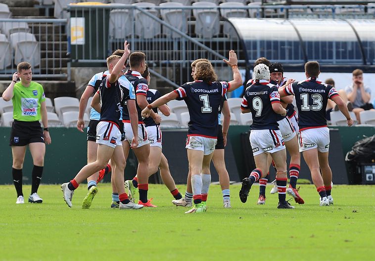 Harold Matthews Cup Semi Final Sydney ROOSTERS v Cronulla SHARKS