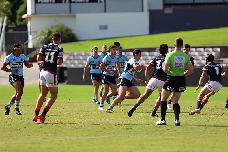 Harold Matthews Cup Semi Final Sydney ROOSTERS v Cronulla SHARKS