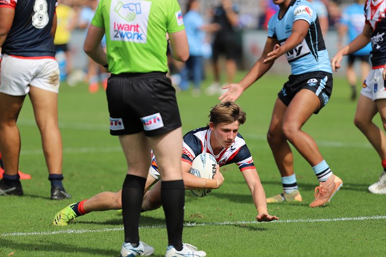 Harold Matthews Cup Semi Final Sydney ROOSTERS v Cronulla SHARKS