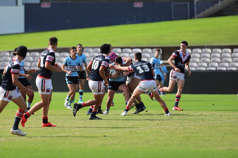 Harold Matthews Cup Semi Final Sydney ROOSTERS v Cronulla SHARKS