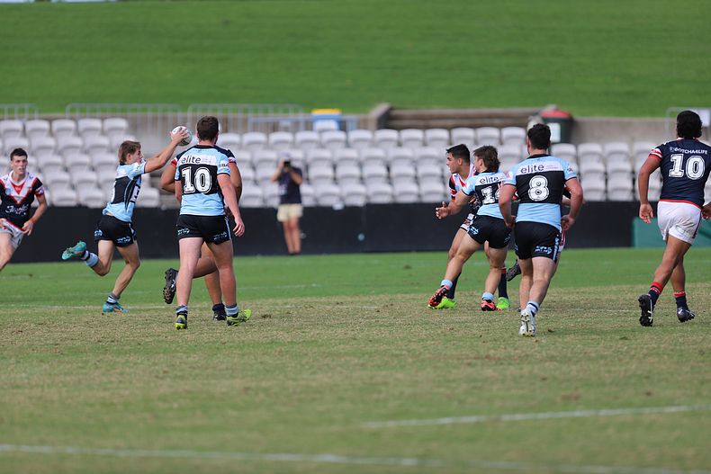 Harold Matthews Cup Semi Final Sydney ROOSTERS v Cronulla SHARKS