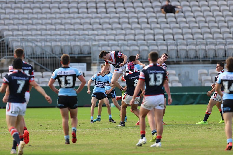 Harold Matthews Cup Semi Final Sydney ROOSTERS v Cronulla SHARKS