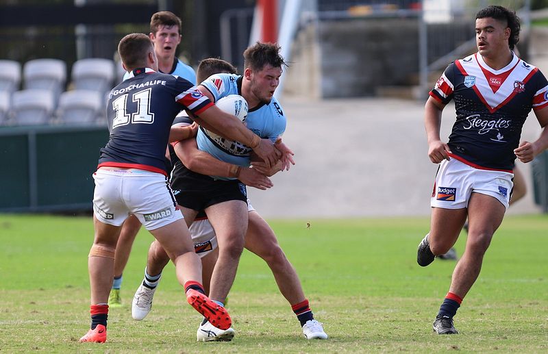 Harold Matthews Cup Semi Final Sydney ROOSTERS v Cronulla SHARKS