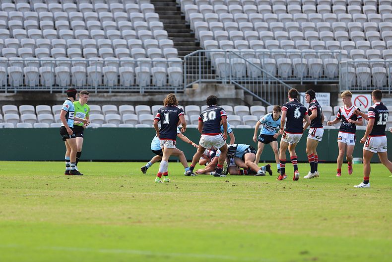 Harold Matthews Cup Semi Final Sydney ROOSTERS v Cronulla SHARKS
