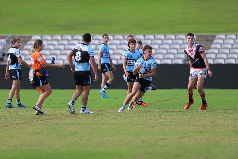 Harold Matthews Cup Semi Final Sydney ROOSTERS v Cronulla SHARKS