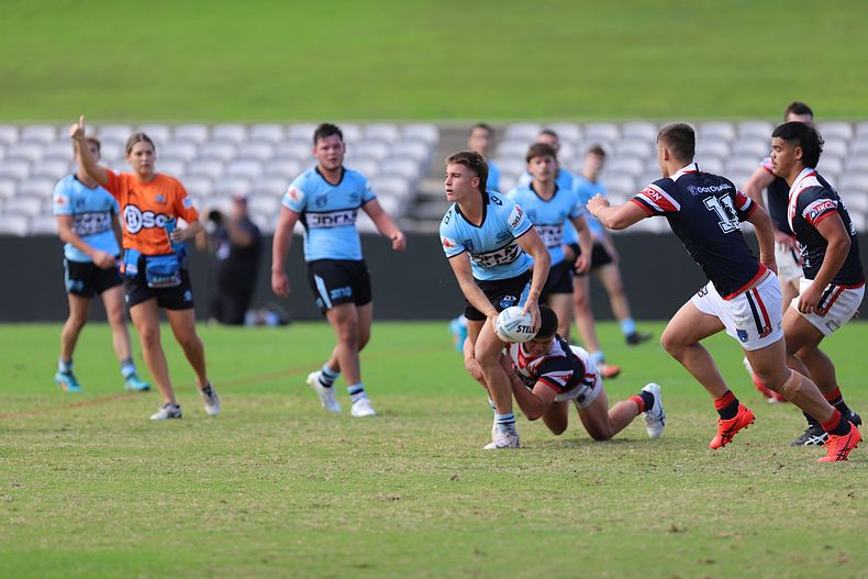 Harold Matthews Cup Semi Final Sydney ROOSTERS v Cronulla SHARKS