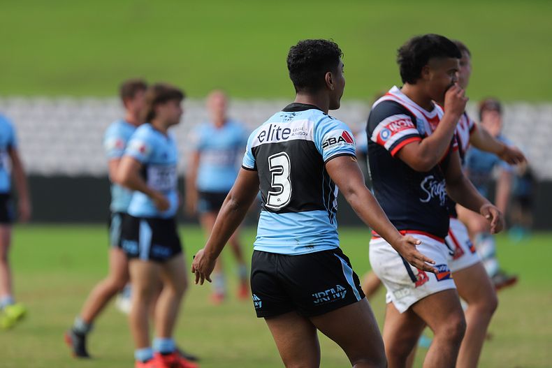 Harold Matthews Cup Semi Final Sydney ROOSTERS v Cronulla SHARKS