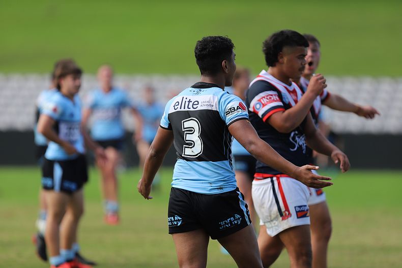 Harold Matthews Cup Semi Final Sydney ROOSTERS v Cronulla SHARKS