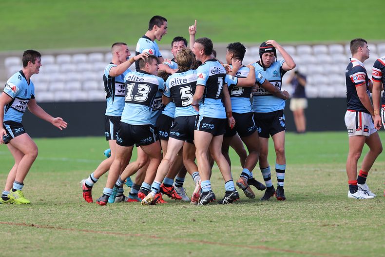 Harold Matthews Cup Semi Final Sydney ROOSTERS v Cronulla SHARKS