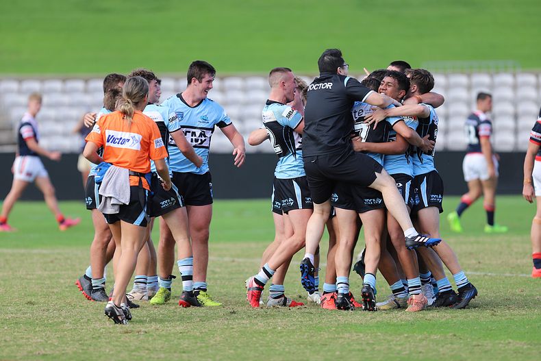 Harold Matthews Cup Semi Final Sydney ROOSTERS v Cronulla SHARKS