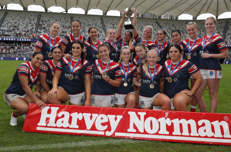 Sydney Indigenous Roosters 2022 Tarsha Gale Cup Champions (Photo : Bryden Sharp / bsphotos.com.au)