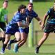Peter Mulholland Schoolboy Cup Rnd 3 action Photo's All Saints College v Patrician Brothers College Fairfield (Photo's - Steve Montgomery)