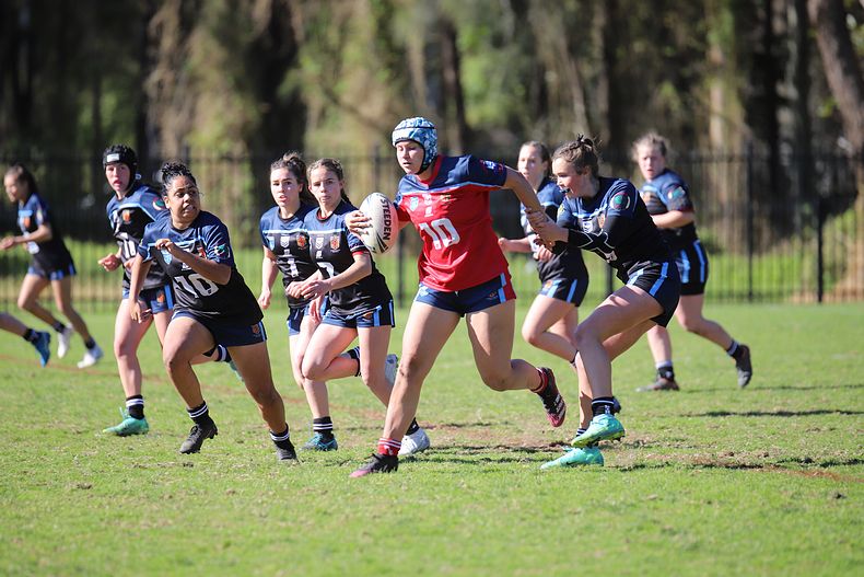 NSWCHS U16 Girls Day 1 Sydney Red v Western