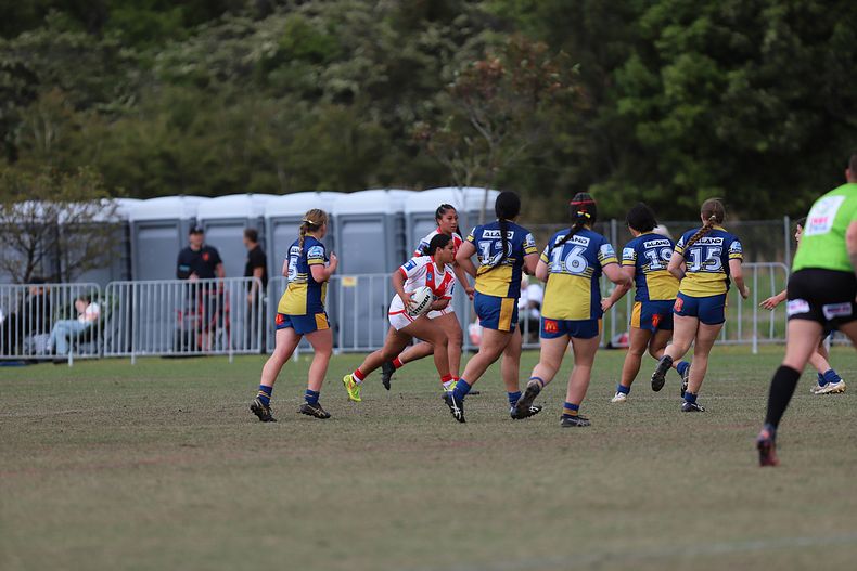 2022 Lisa Fiaola Gala Day PARRAMATTA EELS v St GEORGE DRAGONS