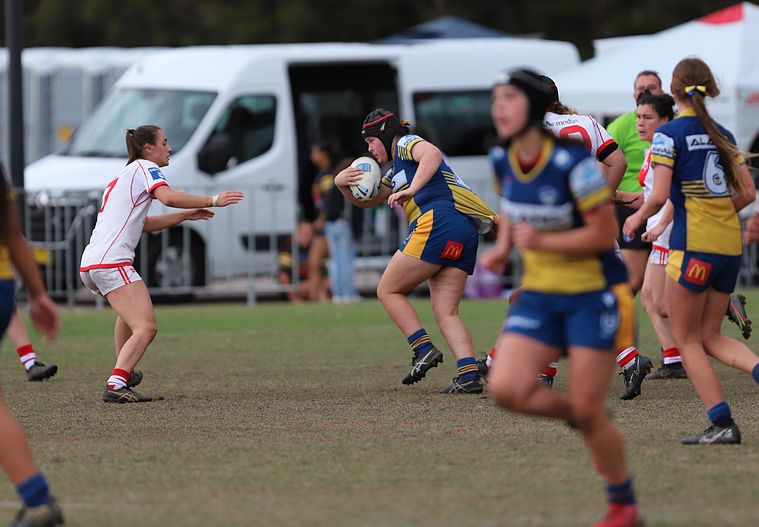 2022 Lisa Fiaola Gala Day PARRAMATTA EELS v St GEORGE DRAGONS