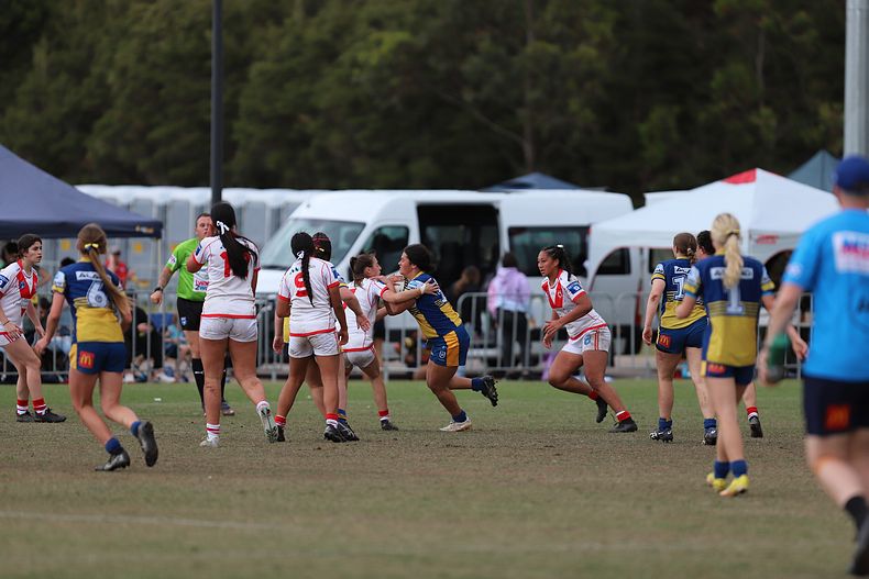 2022 Lisa Fiaola Gala Day PARRAMATTA EELS v St GEORGE DRAGONS