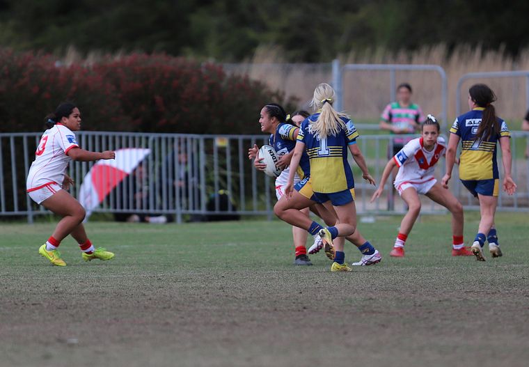 2022 Lisa Fiaola Gala Day PARRAMATTA EELS v St GEORGE DRAGONS