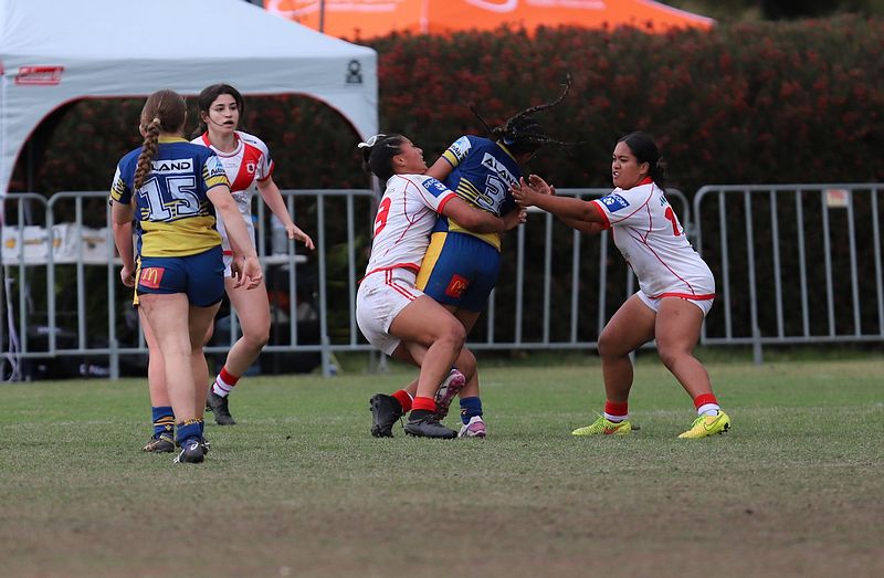 2022 Lisa Fiaola Gala Day PARRAMATTA EELS v St GEORGE DRAGONS