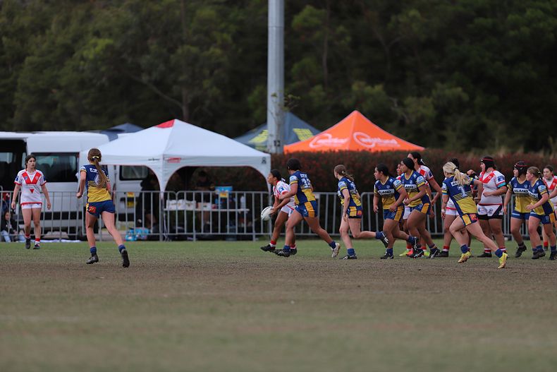 2022 Lisa Fiaola Gala Day PARRAMATTA EELS v St GEORGE DRAGONS