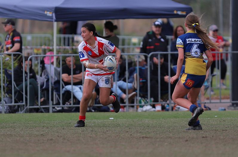 2022 Lisa Fiaola Gala Day PARRAMATTA EELS v St GEORGE DRAGONS
